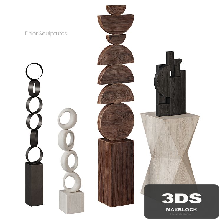 Diego Olivero Floor Sculptures