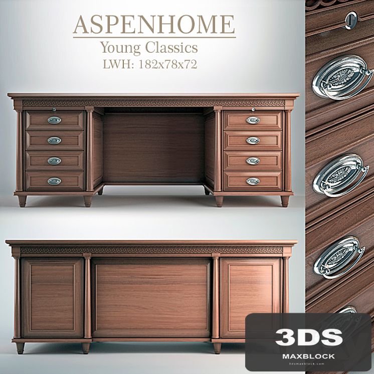 Aspenhome Young Classics Executive Desk
