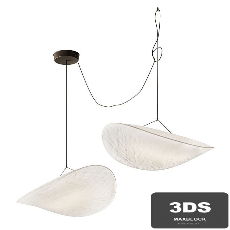 Tense Pendant 90 Cm White