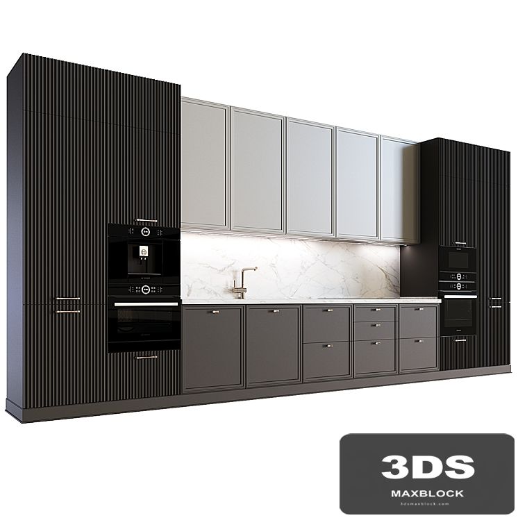 Neoclassical kitchen 15