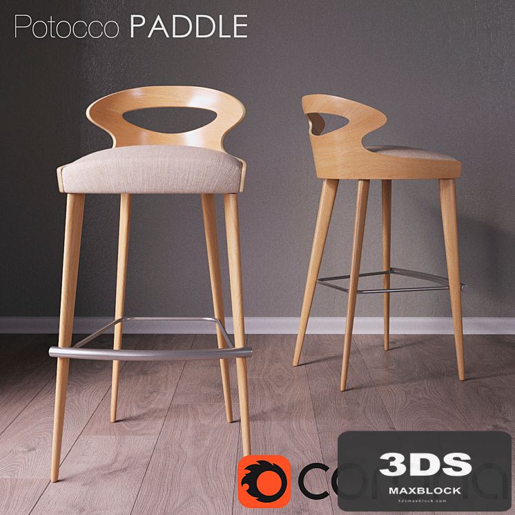 Bar chair Potocco PADDLE