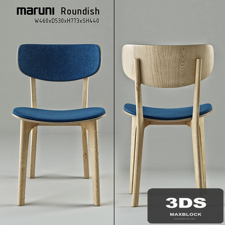 Roundish_Maruni_Armless chair