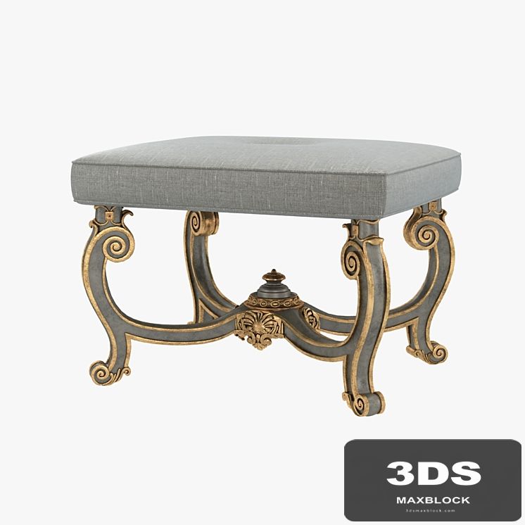 Baroque Style Carved Bench