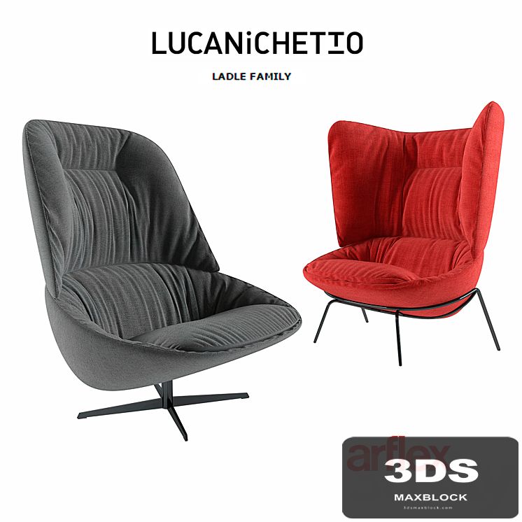 LADLE FAMILY Lounge chairs