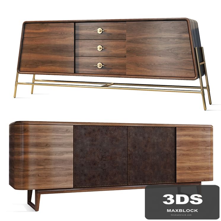 Chest of drawers sideboard Art Deco York Armaria. wooddi