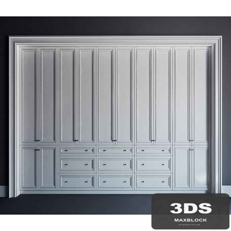 Built-in closet 01 \ fitted wardrobe 01