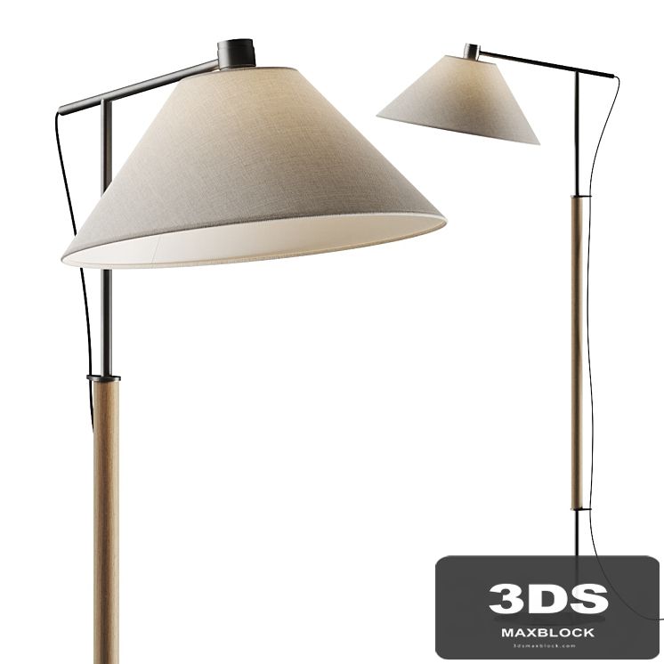 Crate and Barrel Luka Petite Directional Floor Lamp