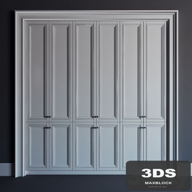 Built-in closet 02 \ fitted wardrobe 02