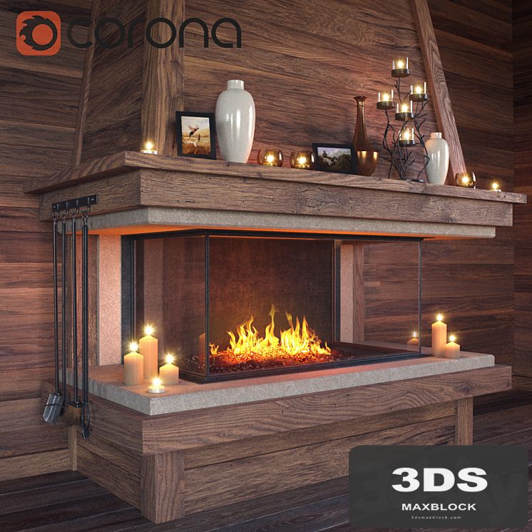 Fireplace set