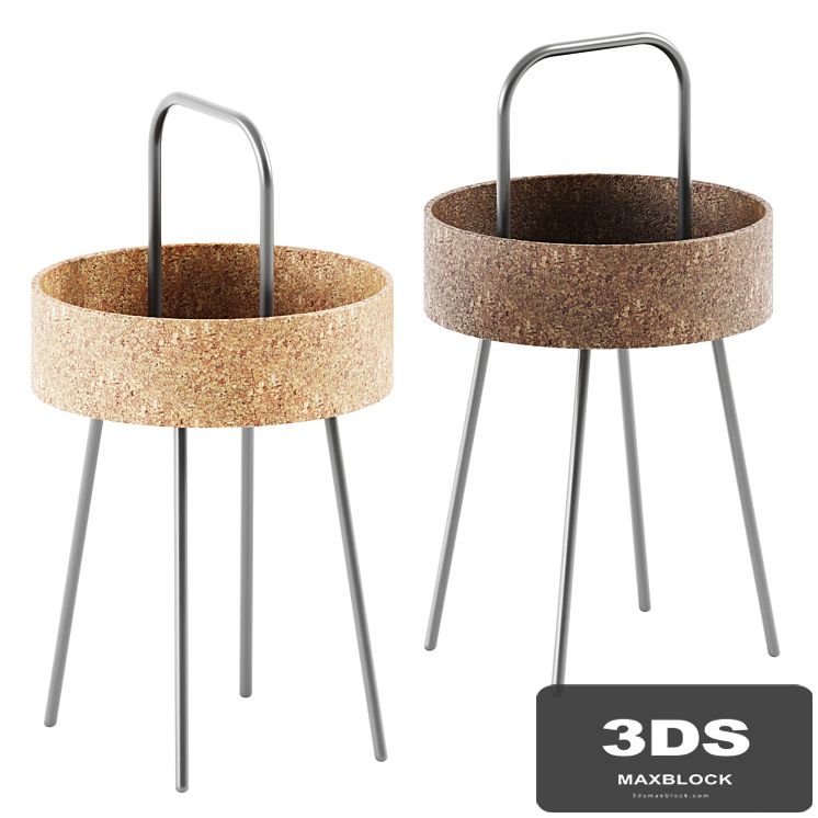 Masha Cork Side Table Halmar