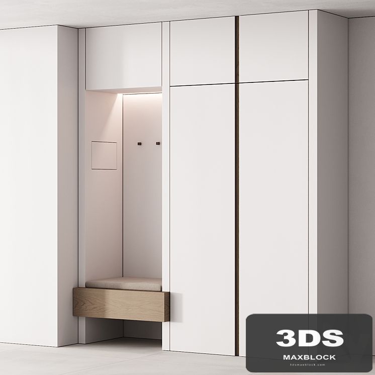 192 hallway zone 05 minimal white with gaps 01