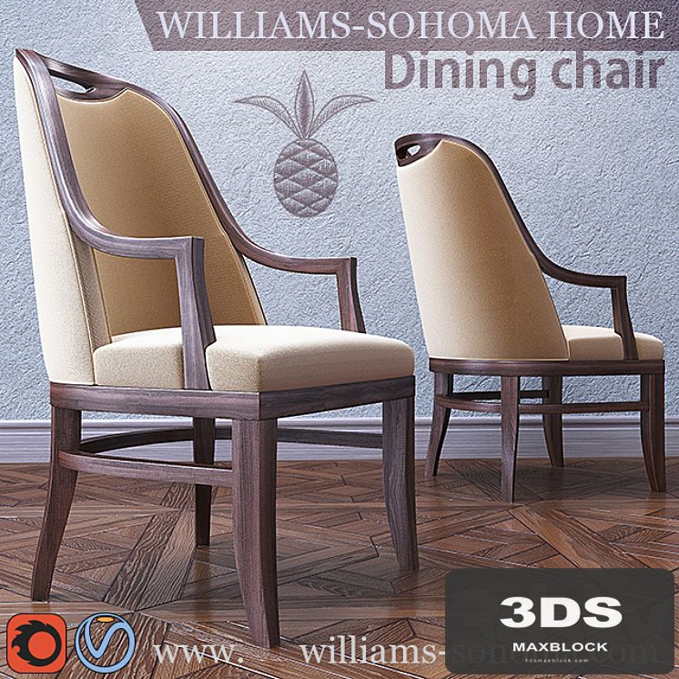 Dining chair arm