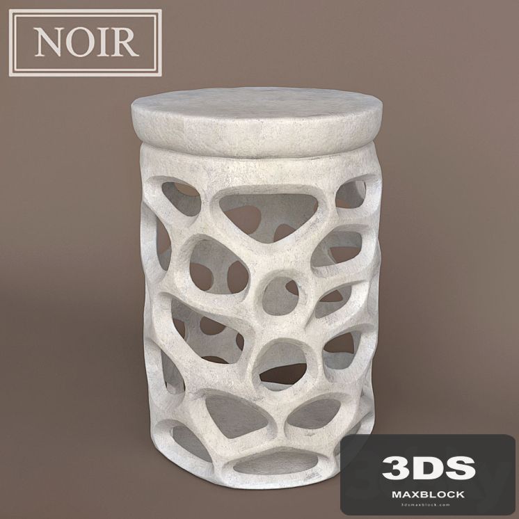 Noir Fabro Side Table