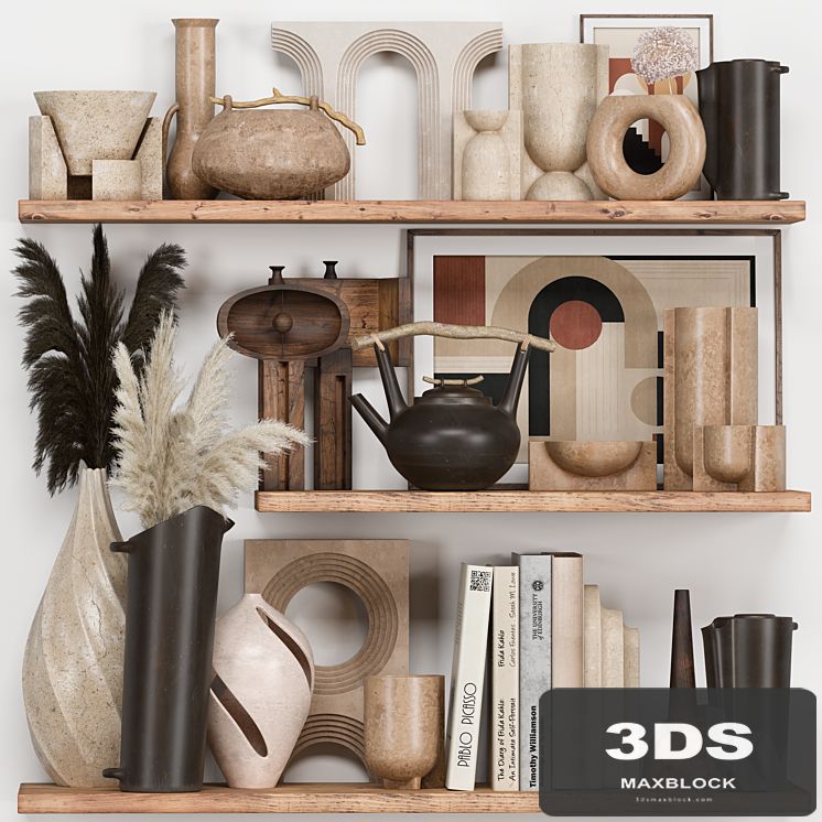Decorative Set Rustic style 08