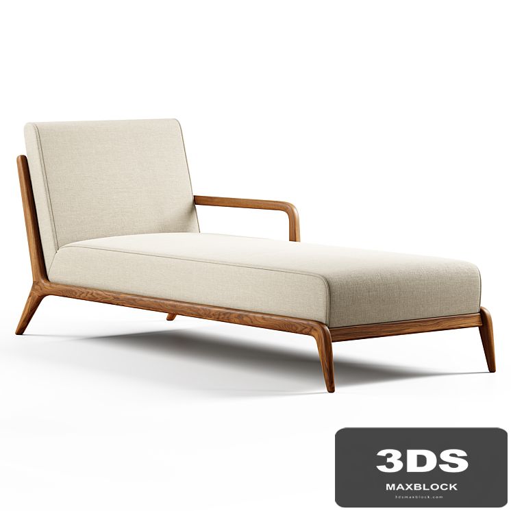 Zara Home - The chaise longue oak and linen