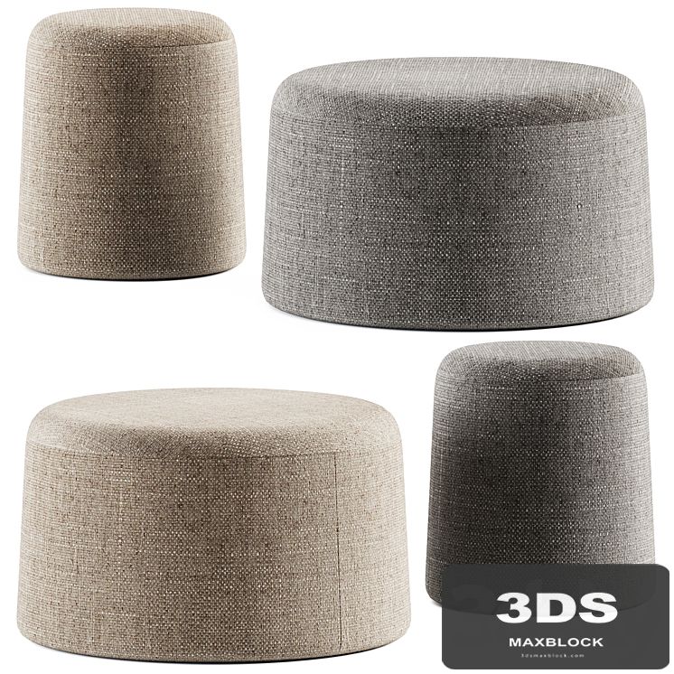 FUNGO Upholstered Pouf by Grado Design / Pouf