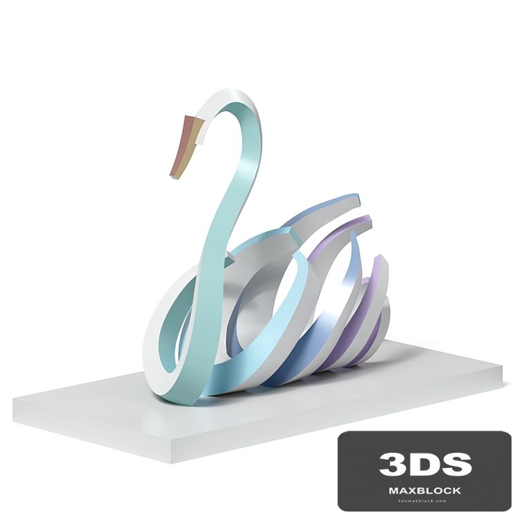 Sculpture statue Swan