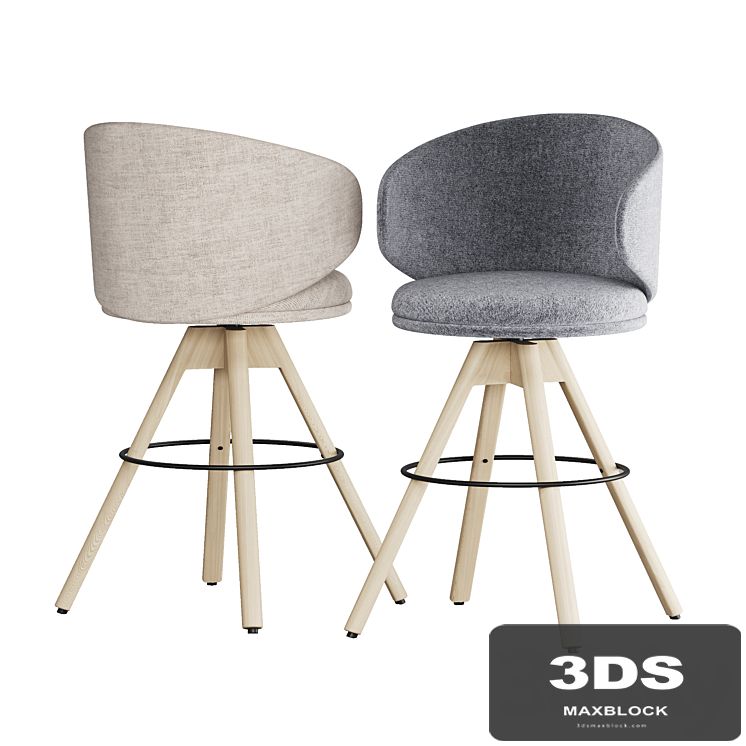 Chair Belle ST-4WL by Arrmet Lab