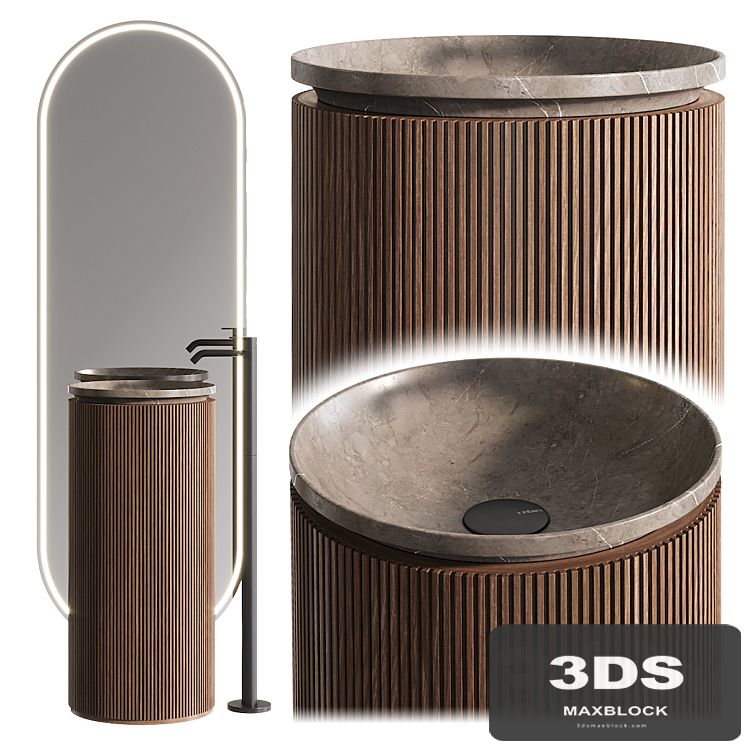 Inbani Grate Vanity Unit Set 8