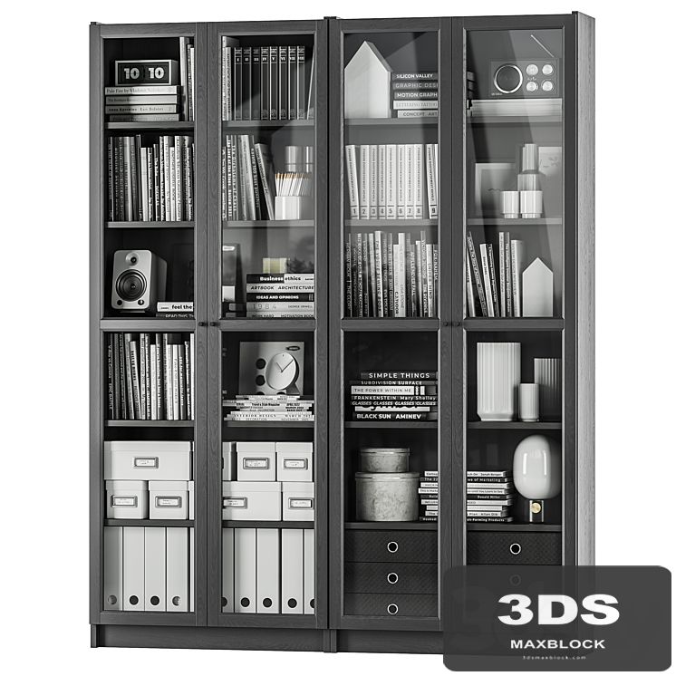 IKEA BILLY BILLY / OXBERG OXBERG Bookcase