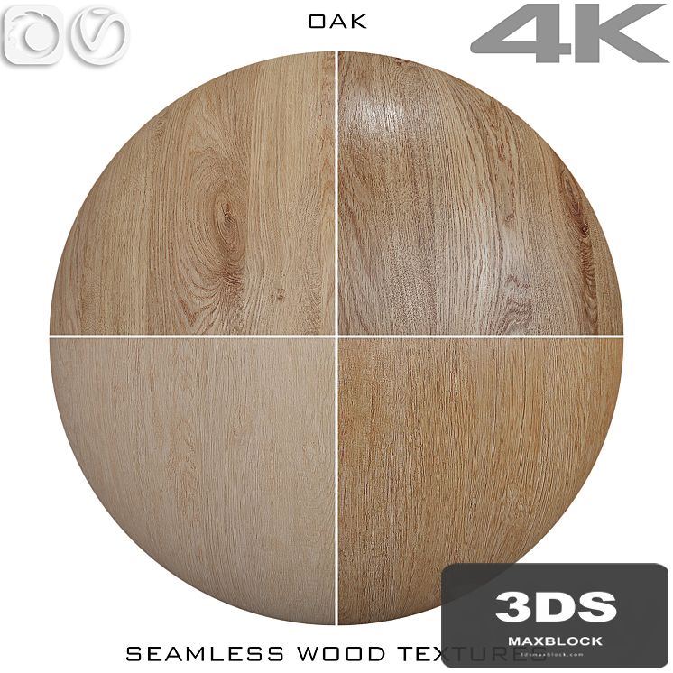 Seamless wood texture - Oak №4