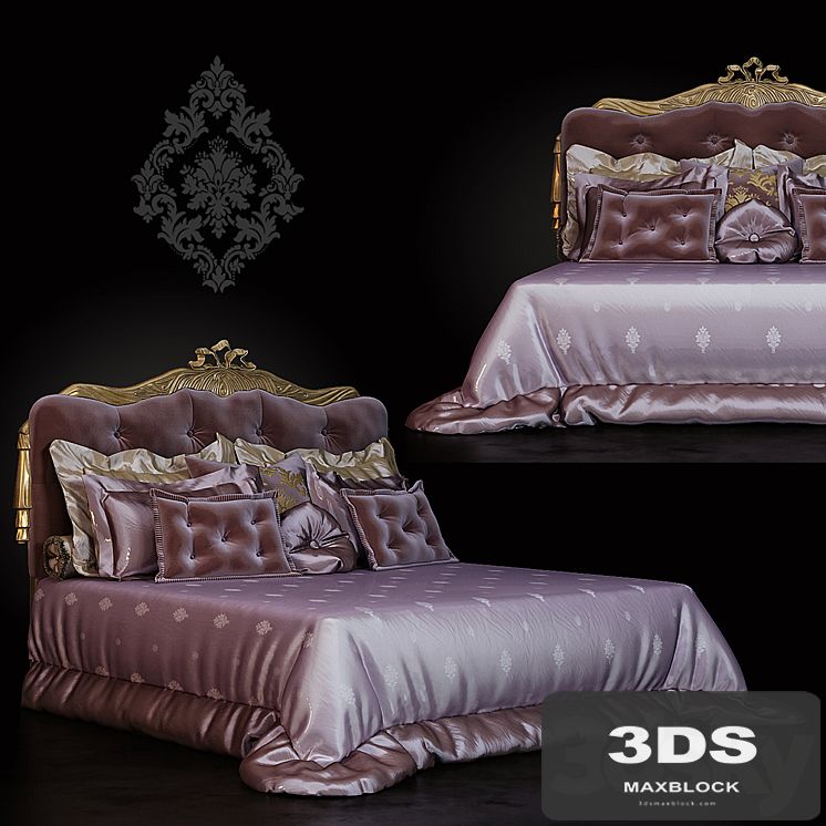 luxurious bed