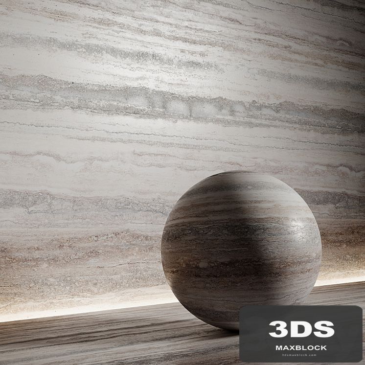 Stone material, travertine 6, pbr, seamless