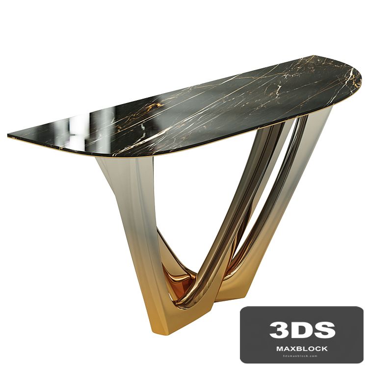 G-Console Heat Steel Base with Leather Top