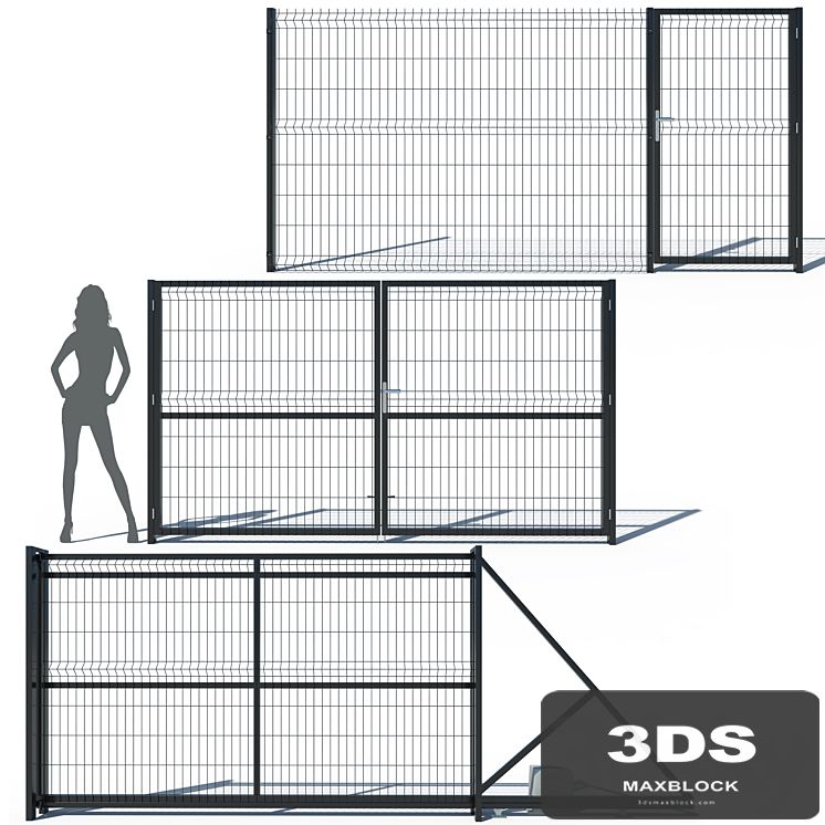 Metal Fence 3D (H-173)