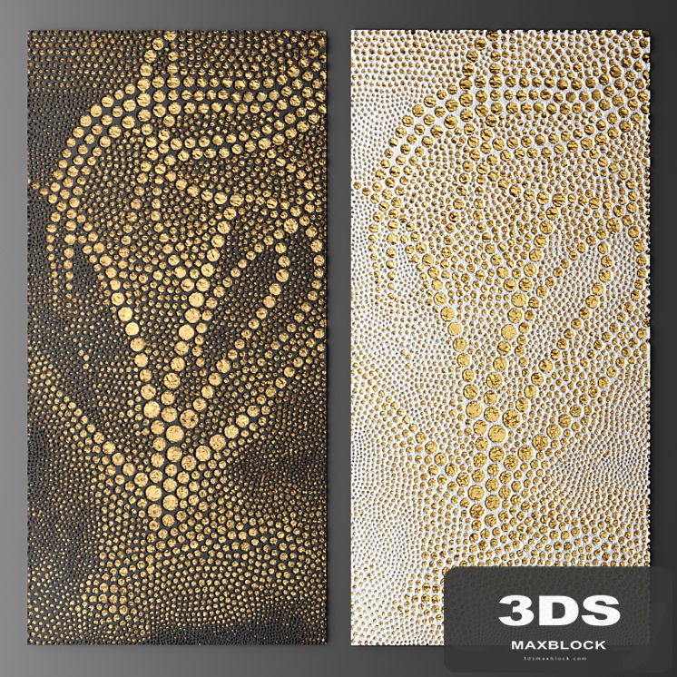 Decor for wall. Panel. 3D