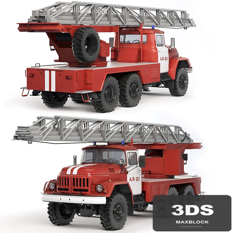 ZiL 131 AL-30 fire truck 1988
