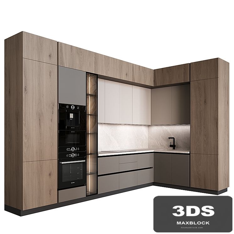Kitchen in modern style 04