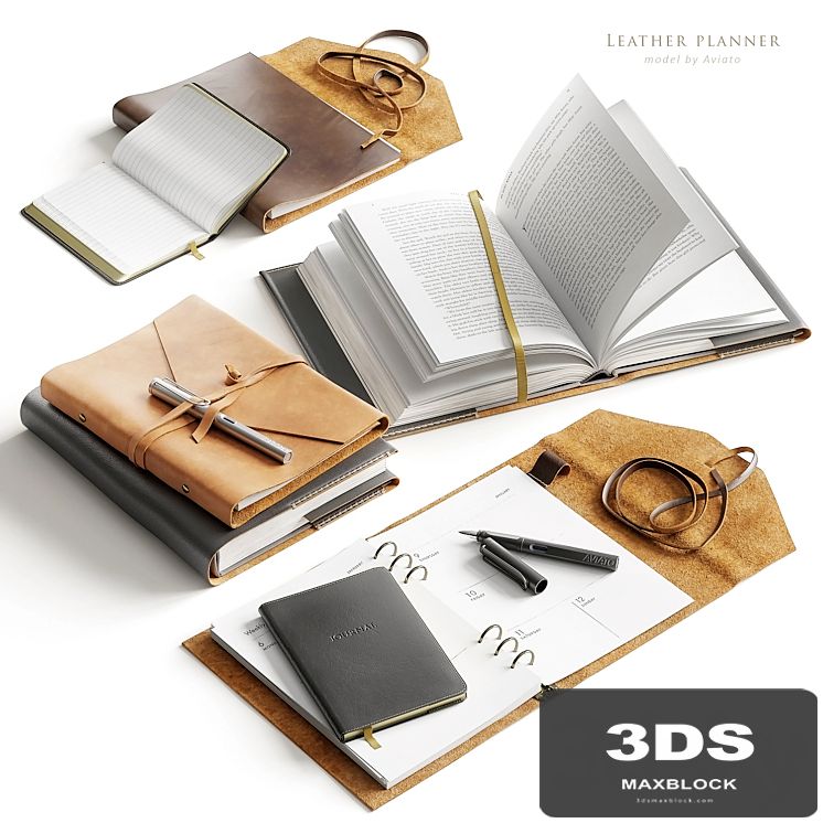 leather planner