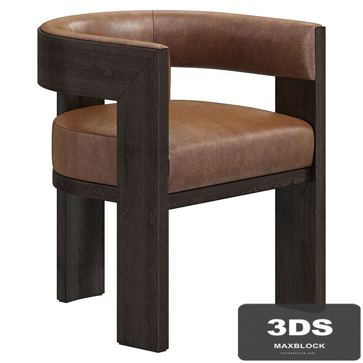 Restoration Hardware Elgin Leather Dining Chair