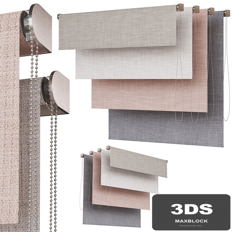 Roller blinds. Set 22