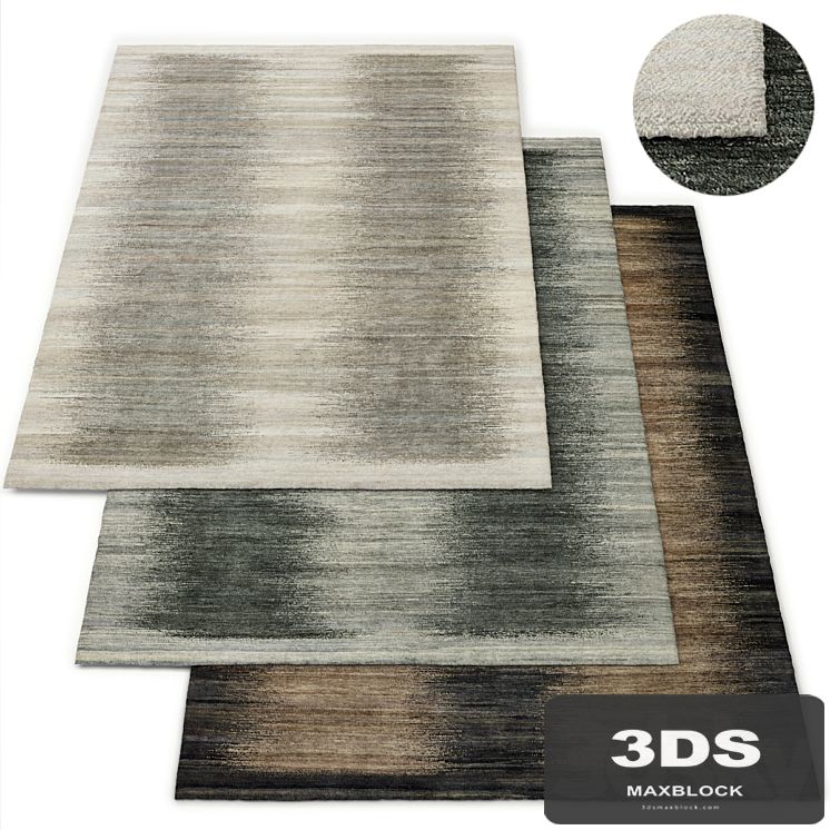 Shahi Hand-Knotted Wool Rug Restoration Hardware