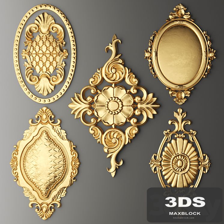 Set stucco decoration
