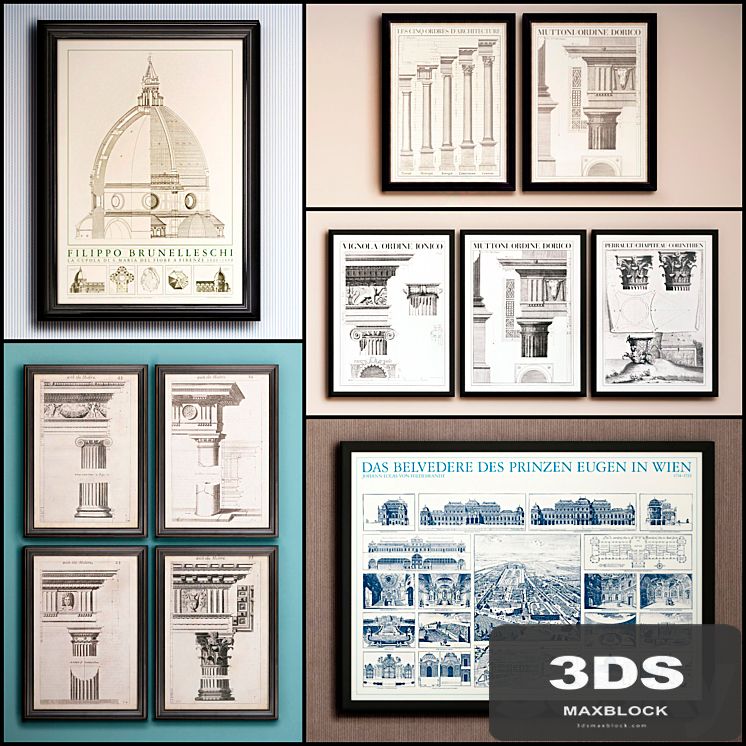 The picture in the frame: 21 Pieces (Collection 51) Architecture