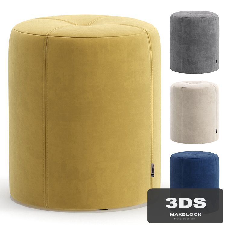 Puff Coffee 4 Colors Version divan.ru/Пуф Кофи Velvet Yellow диван.ру