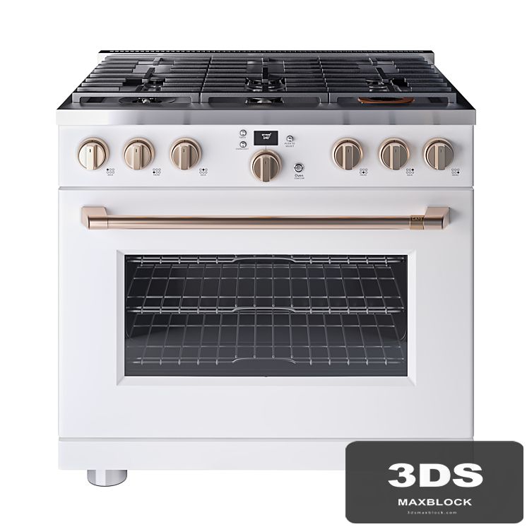 Cafe 36 Smart All-Gas Commercial-Style Range with 6 Burners