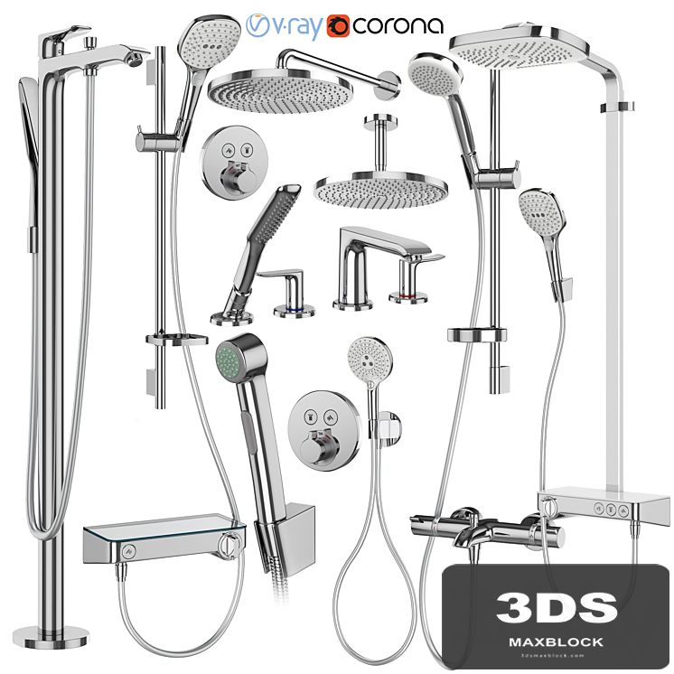 Hansgrohe set 173 mixers and shower systems