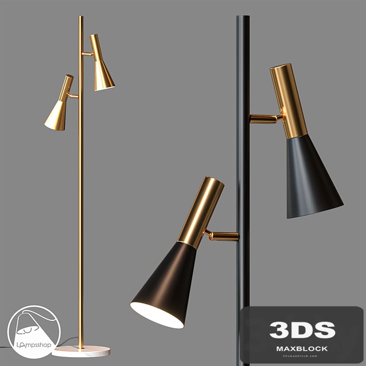 LampsShop.com T6128 Floor Lamp Route