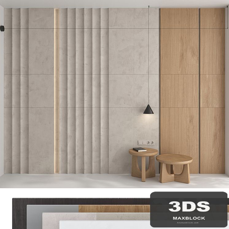 Decorative wall panel set 89
