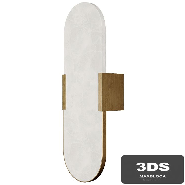 Creative Mary Dahlia Alabaster wall lamp