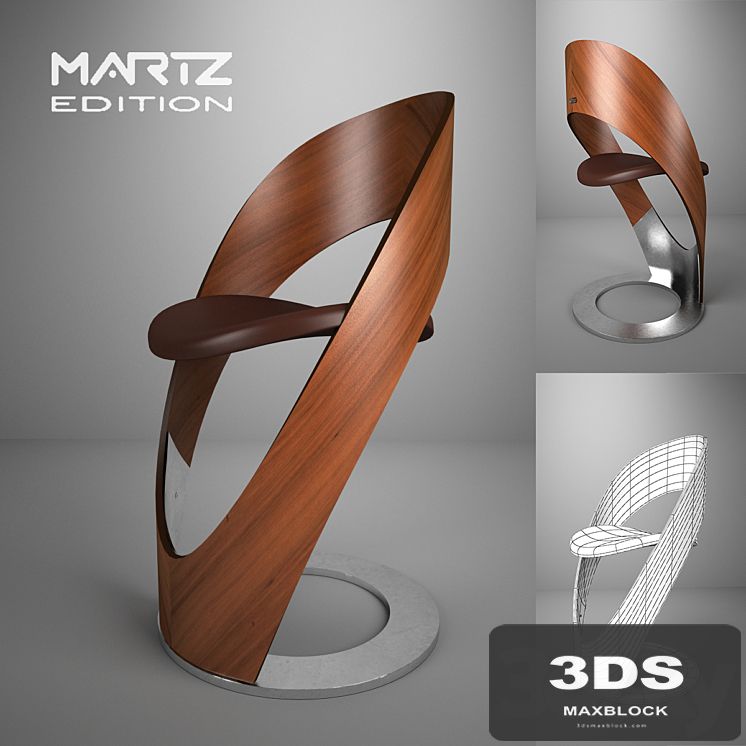 Chair by French designer Jean-Pierre Martz
