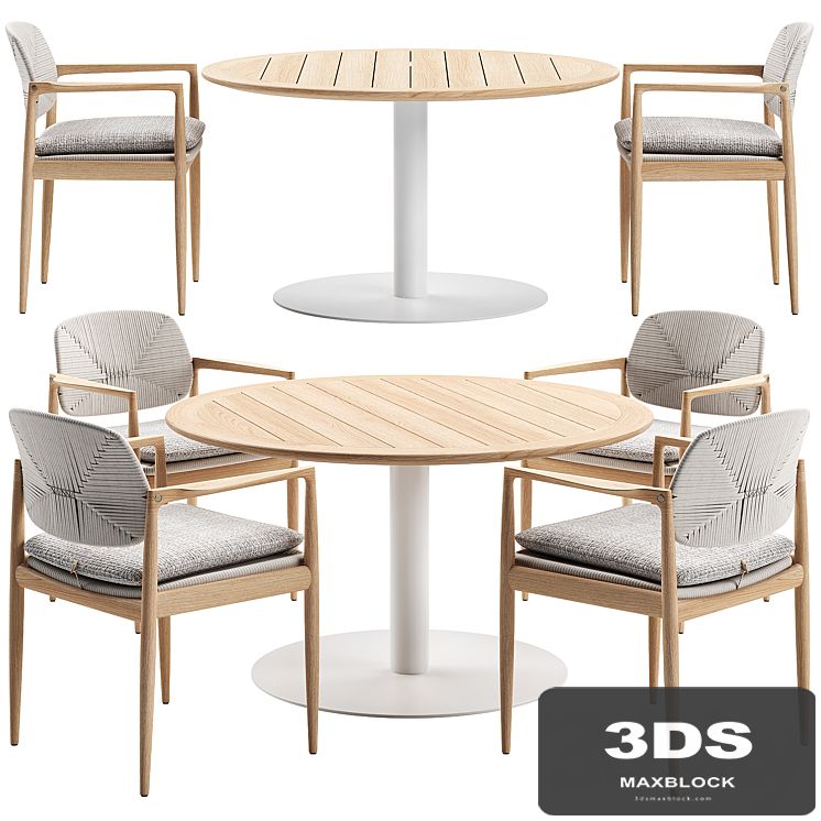 Minotti Outdoor Dining Set
