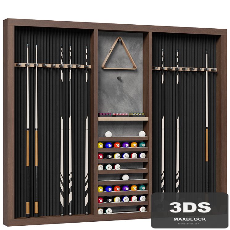 Billiard Wall Rack