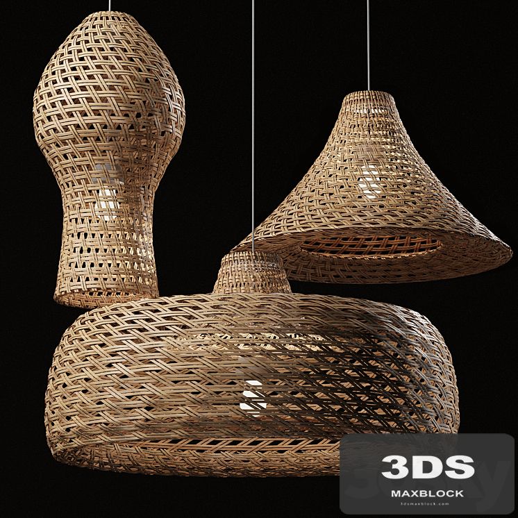 Rattan Pendant Light 07