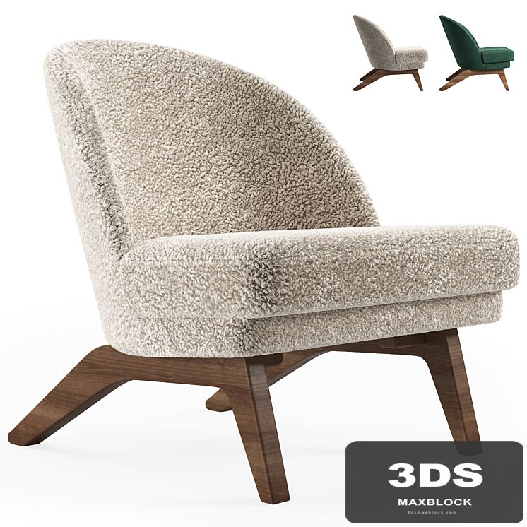 Armchair Pyle Cozy White