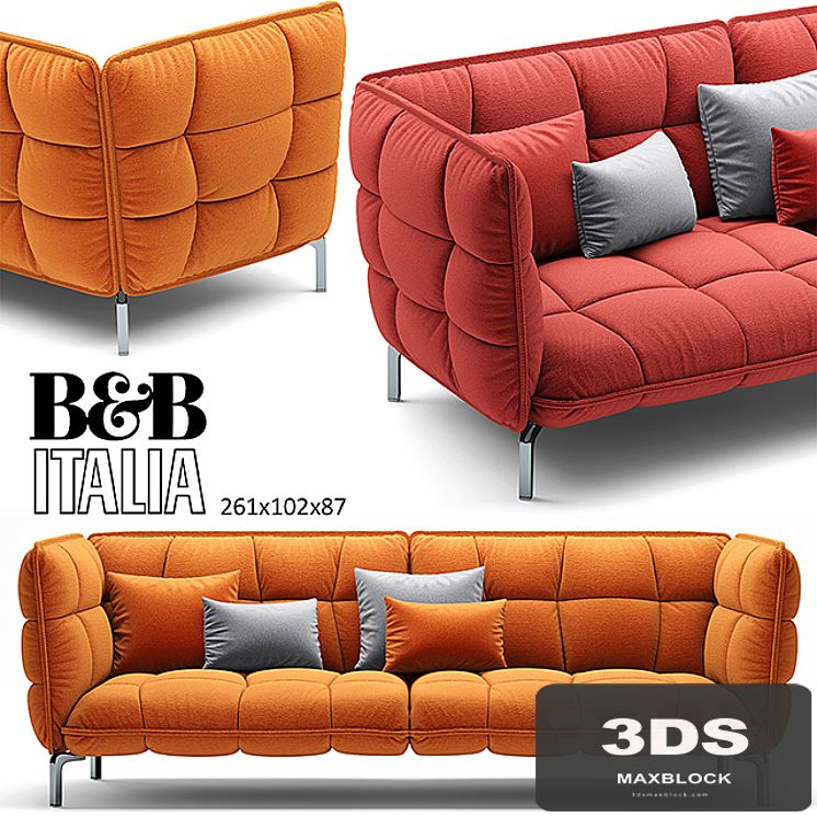Sofa HUSK sofa B &amp; B Italia 261